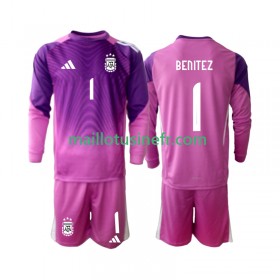 Maillot de Foot Argentine Walter Daniel Benitez 1 Gardien Domicile 2025 Manches Longues - Enfant